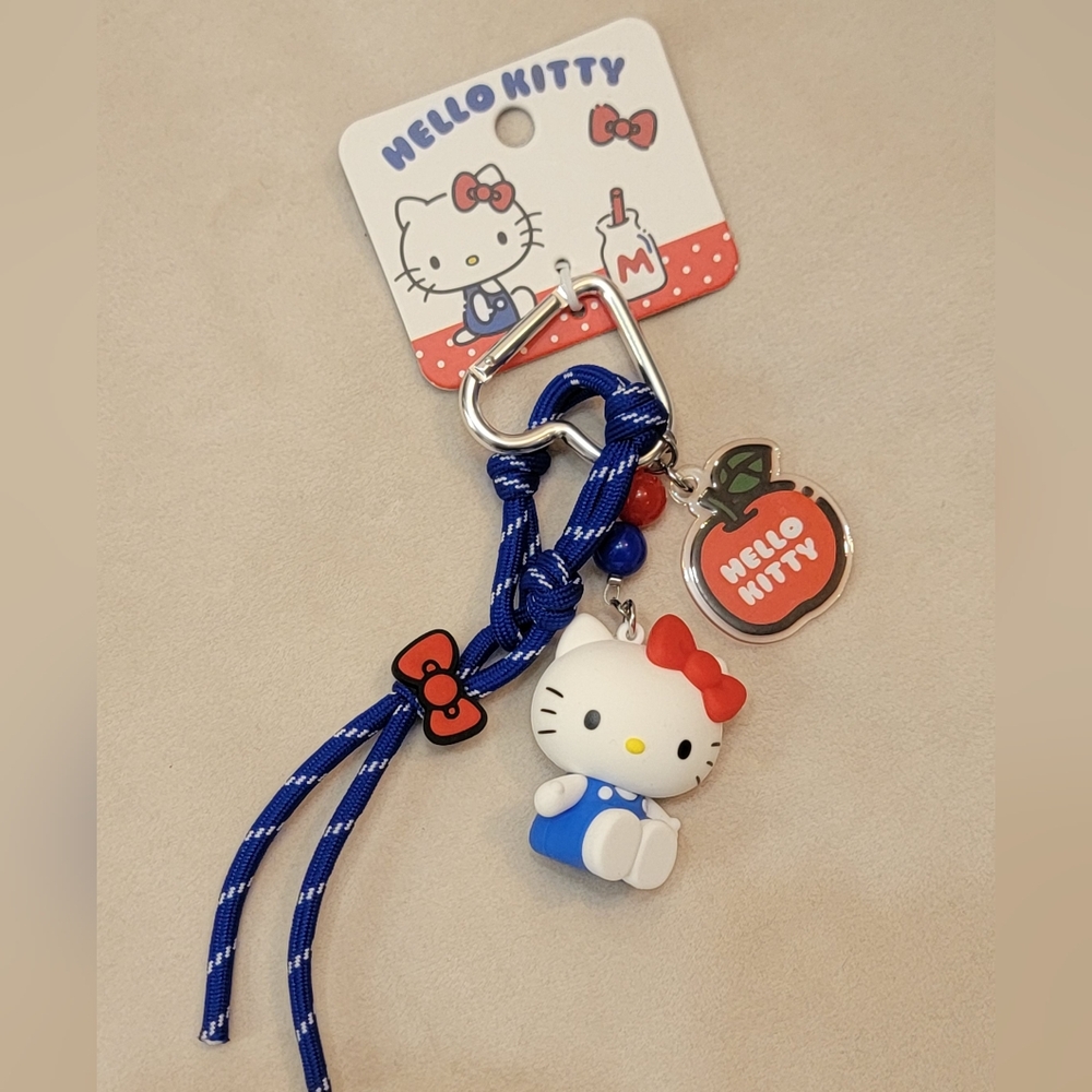 NEW Hello Kitty keychain purse dangler charm Sanrio - Picture 2 of 6